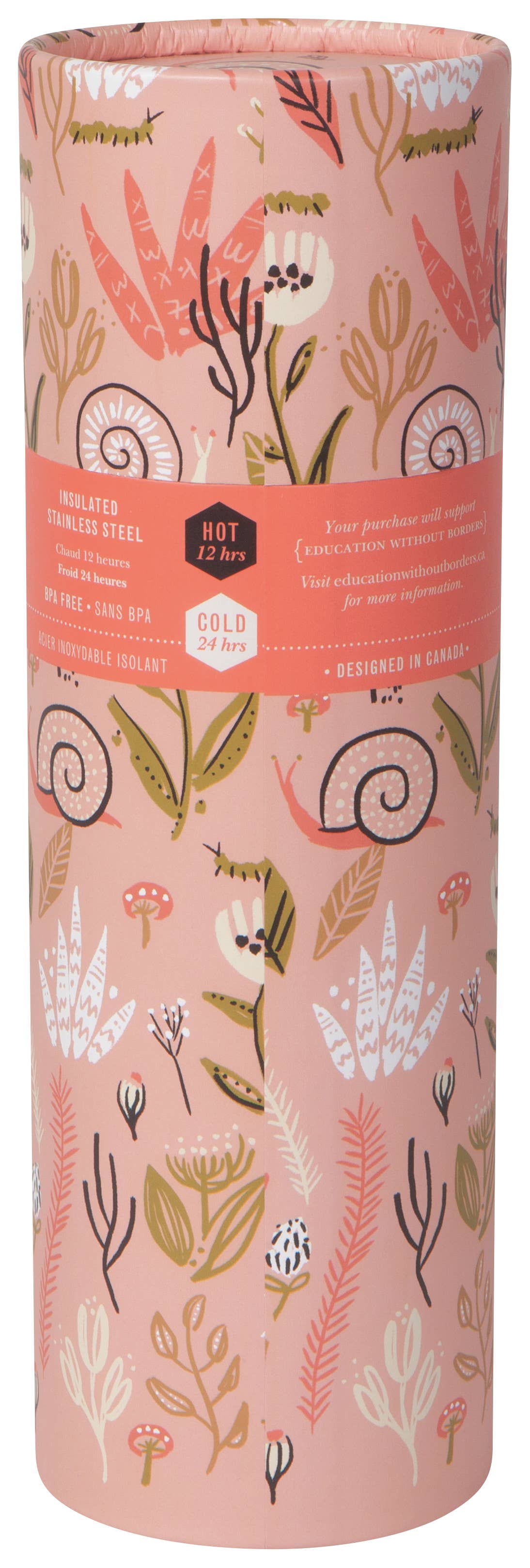 Danica Studio Small World Stainless Steel Water Bottle 17 Oz